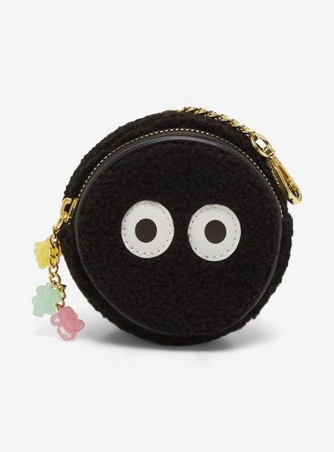 Studio Ghibli® Spirited Away Soot Sprite Sherpa Coin Pouch, Soot Sprite, Pop Bag, Soot Sprites, Her Universe, Gold Rings Jewelry, Zipper Charms, Bag Clips, Baguette Bag, Coin Pouch