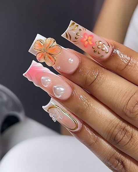 Square Acrylic Designs, Long Nails Almond, Short Stiletto Nails, Short Stiletto, Sitting Together, Colored Acrylic Nails, Girly Acrylic Nails, Glow Nails, Classy Acrylic Nails