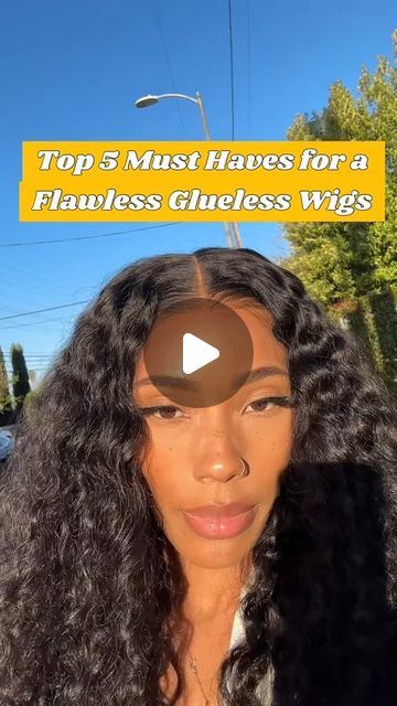 Afsisterwig store on Instagram: "Must have for a flawless glueless install🧡 Tok: lovelybryana . Get what you need to know of wig and hair🥰 . Stay tuned for more🙌 9X6 HD closure wig💃 #linkinbio Link: https://bit.ly/3Wh6FcT . ------------------------------ Wig experts and hair factory owners🤍  #gluelesswig #bussdownwig #wigtips #straighthair #rawhairwig #wigcustomization #wigtutorial #haitstyle #hairstylistmagic #wiglover #wigstyle #wiginstall #lacefrontwig #wig #flatwig #hotcomb #stepbystepwiginstall #wiginstall" Hair Vivi Wigs, Glueless Wig Styles, How To Put On Glueless Wig, Glueless Wigs For Black Women, Gluess Wig Styles, Glueless Wigs Black Women Install, How To Wash A Wig, Glueless Wig Hairstyles, Cheap Wig Hacks