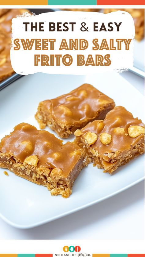 Craving something sweet and salty? These Frito Bars are the perfect no-bake treat! With just a few simple ingredients, you’ll have a delicious dessert ready in no time. Don’t forget to pin this recipe for later! Frito Candy Recipe, Frito Bars Recipe, Frito Bars, Recipe With Peanut Butter, Peanut Butter Snacks, Peanut Recipes, Dairy Free Dessert, Crispy Treats, Peanut Butter Recipes