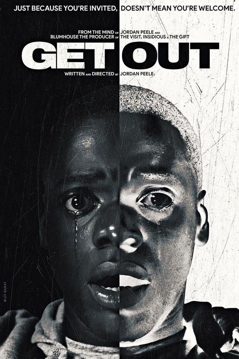 Get Out Film Poster, The Platform Movie, Horror Films Posters, Movie Posters Ideas, Get Out Movie Poster, Get Out Poster, Horror Poster Design, Dark Movie Poster, Horror Graphic Design