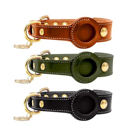 Prepper Gear, Air Tag, Outdoor Camping Gear, Apple Airtag, Dog Safety, Pet Safety, Leather Collar, Dog Collars, Pet Collars