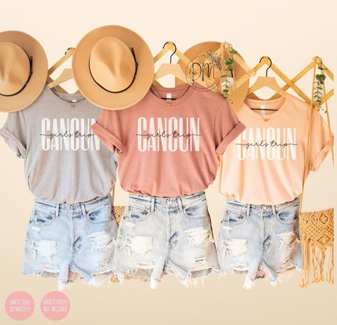 Vacation Shirts Beach, Vegas Girls Trip, Cabo Vacation, Trip Shirts, Girls Vacation, Nyc Girl, Girls Trip Shirts, Florida Girl, Weekend Trip