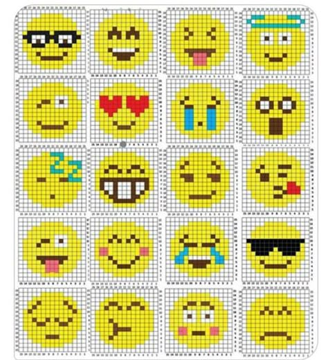 Emoji Cross Stitch Pattern Emoji Patterns, Pixel Crochet, Hama Perler, Pola Kristik, Melting Beads, Mini Cross Stitch, Smiley Faces, Perler Patterns, Perler Bead Art