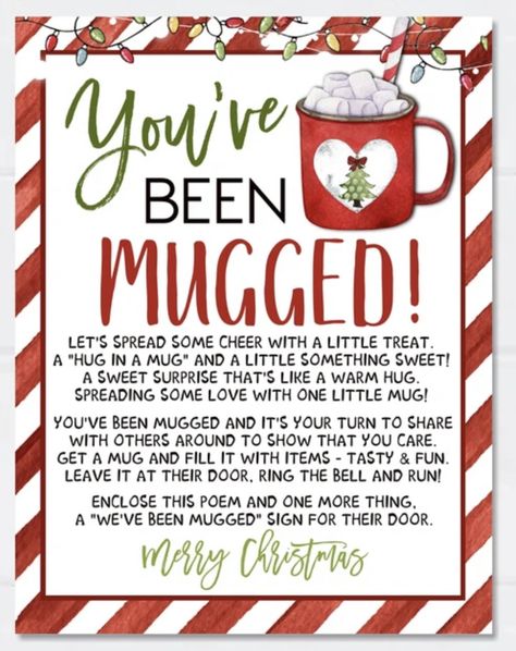 You've Been Jingled, You've Been Mugged, You've Been Elfed, Christmas Gift Exchange Games, Gift Exchange Games, Holiday Car, Neighbor Christmas Gifts, Jesus Birthday, Christmas Gift Exchange