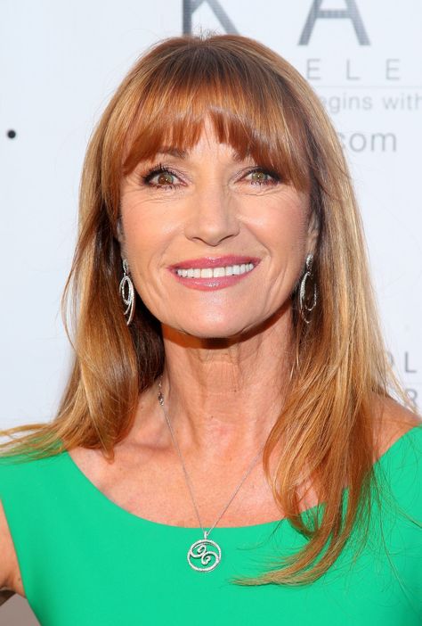 Redheads Don't Go Grey and 8 Other Facts That Prove Being A Ginger is the Best Long Hairstyles For Women, 60s Hair, Jennifer Grey, Hairstyles For Women Over 60, Haute Hair, Hairstyles For Women Over 50, Blending Gray Hair, Jane Seymour, Long Bangs