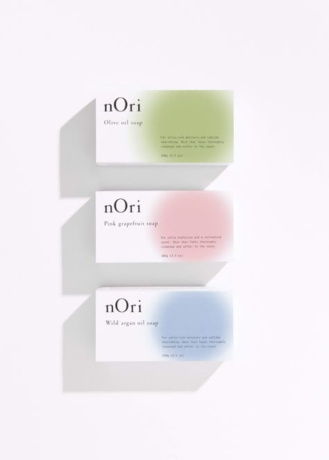 nOri on Packaging of the World - Creative Package Design Gallery Modern Typeface, Name Card Design, Cosmetic Packaging Design, Packing Design, Cosmetic Packaging, Name Card, Packaging Design Inspiration, Name Cards, Package Design