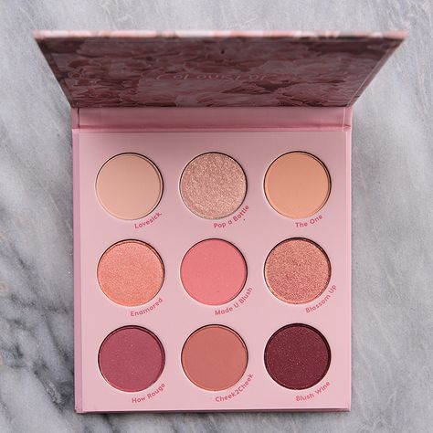 Colourpop Blush Crush, Colourpop Blush, Makeup Geek Eyeshadow, Powder Palette, Eyeshadow Products, Makeup Supplies, Braut Make-up, Colour Pop, Pink Makeup