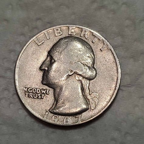 1967 Quarter Value: are No mint mark worth money? Valuable Quarters In Circulation, Quarters Worth Money, 1967 Quarter Value, Penny Nickel Dime Quarter, Mint Coins, Coin Dealers, Coin Grading, Quarter Dollar, Old Coins Worth Money