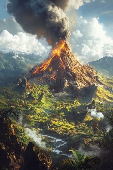 "Get up close to nature’s most dramatic landscapes with these incredible volcano sites! 🌋🔥 Ideal for thrill-seekers and nature enthusiasts. #VolcanoExploration #NatureWonders #DramaticLandscapes" Volcano Landscape, Thrill Seeker, Closer To Nature, Volcano, Get Up, The Incredibles, The World, Nature