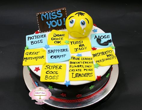 Farewell cake for the bossf Leaving Cake Ideas, Cake For Farewell Party, Farewell Cake Message, Farewell Cake Designs, Farewell Cake Ideas, Louise Cake, Goodbye Cake, Cake 2022, Farewell Ideas