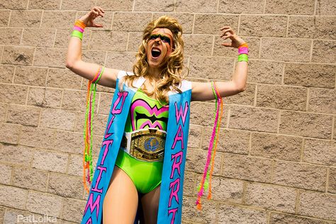 Ultimate Warrior! (Constantine in Tokyo) #WonderCon2014 Ultimate Warrior Costume, Halloween Costumes Pop Culture, Pop Culture Halloween Costumes, The Ultimate Warrior, Costumes For Work, Best Cosplay Ever, Warrior Costume, Best Comic Books, Designing Home