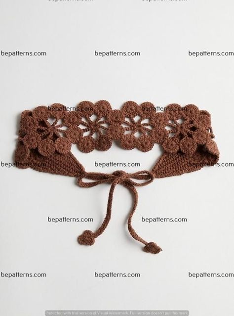 Crochet Hairband Tutorial: Easy Steps for Beginners Crochet Hairband Tutorial, Crochet Hairband Pattern, Hairband Tutorial, Crochet Belts, Hairband Crochet, Belt Crochet, Crochet Hairband, Crochet Belt, Knitwear Fashion