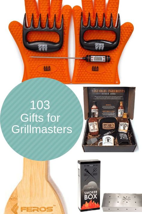 Gifts for the BBQ lover on your list.  #gifts #BBQ #grilling Bbq Gift Ideas, Grill Gift Basket, Trending Christmas Gifts, Bbq Gifts, Special Christmas Gift, Grilling Gifts, Best Bbq, Present Ideas, Summer Barbecue