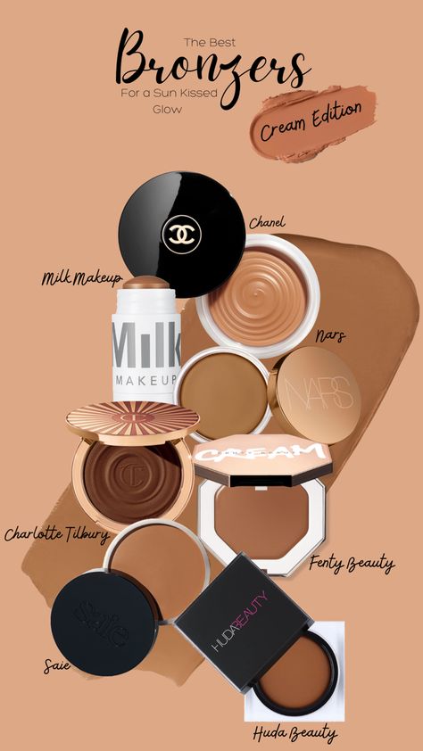 Bronzer Aesthetic, Chanel Bronzer, Nars Bronzer, More Amor Por Favor, Sensitive Skin Makeup, Makeup Illustration, Bronzer Makeup, Cream Bronzer, Nars Makeup