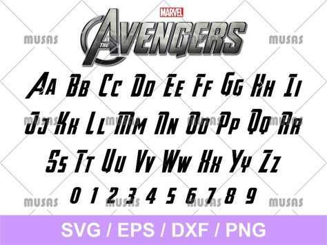 Avengers Font, Free Svg Cut Files, Silhouette Studio Designer Edition, Silhouette Designer Edition, Free Svg, Cricut Design, Avengers, Make Your, Buy And Sell