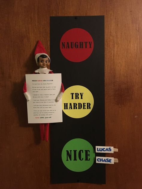 Elf On The Shelf Good Behavior Ideas, Elf Behavior Chart, Elf On Shelf Cricut Ideas, Jesus Centered Elf On The Shelf, Elf On The Shelf Brings Books, Elf On Shelf For Bad Behavior, Elf On The Shelf Crafts Preschool, Elf On The Shelf Kids Not Listening, Elf On The Shelf Behavior Warning