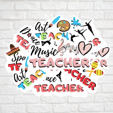 Excited to share this item from my #etsy shop: Electives Stickers l Music Teacher l Drama Teacher l Art Teacher l Spanish Teacher l Dance Teacher l Teacher Stickers l Teacher Gift Flair Pens, Teacher Photo, Quotes Shirt, Drama Teacher, Future Teacher, Besties Quotes, Teacher Stickers, Teacher Supplies, Teacher Student