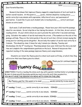 Fluency practice note to parents & tracking log Phonics Homework, Teaching Fluency, Teacher Forms, Notes To Parents, Small Group Reading, Fluency Practice, Guided Reading Levels, Reading Specialist, Letter To Parents