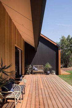 STEALTH FARMHOUSE - L U R I E C O N C E P T S Sustainable Building Design, Shed Building, House Cladding, Modern Barn House, Shed Homes, Barn Style House, Modern Barn, Farmhouse Exterior, Building Ideas