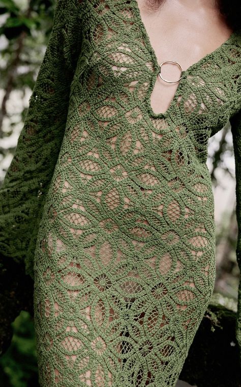 Women's Significant Other Resort 2023 Collection | Moda Operandi Knitwear Trends, Dresses Design, Resort 2023, Green Crochet, Crochet Dresses, Couture Designers, Knitwear Fashion, 2023 Collection, Fall Ideas