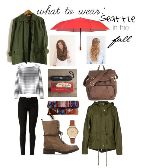 what to wear: seattle in the fall. Seattle Rain Outfit, Seattle Attire, Week In Seattle Outfits, How To Dress In Seattle In The Fall, Seattle Style Fall, What To Pack For Seattle In Fall, Rainy Day Seattle Outfit, Seattle Wardrobe, What To Wear In Seattle