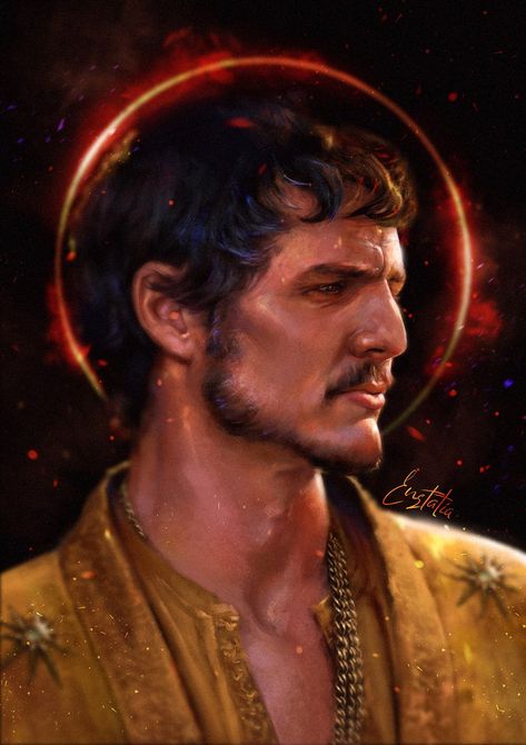 Anastasia Ivanova on Twitter: "@PedroPascal1 as Oberyn Martell, because he does look like a god in #GameOfThrones 👑… " Prince Oberyn, Sun Elf, Oberyn Martell, Dnd Party, House Martell, Got Characters, Drawing Sculpture, Male Celebrity, Social Circle