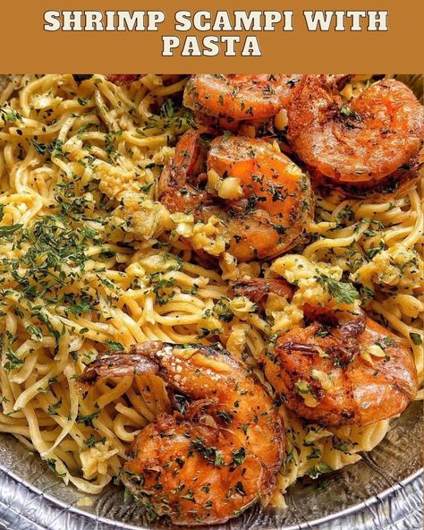 Shrimp Scampi with Pasta: A Delightful Italian-American Classic Alfredo Pasta Recipes, Shrimp Scampi With Pasta, Scampi Sauce, Shrimp Scampi Pasta, Scampi Pasta, Pasta Recipes Alfredo, Shrimp Scampi Recipe, Shrimp Recipes For Dinner, Shrimp Seasoning