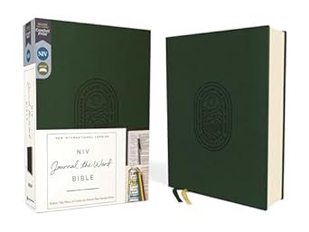 NIV, Journal the Word Bible (Perfect for Note-Taking), Leathersoft, Green, Red Letter, Comfort Print: Reflect, Take Notes, or Create Art Next to Your Favorite Verses Journal The Word Bible, Notes Taking, Favorite Verses, Personal Writing, Niv Bible, Words Of Jesus, Journaling Bible, Bible Translations, Verse Art