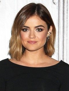 Lucy Hale’s New Beauty Gig, Plus More News Lucy Hale Hairstyles, Lucy Hale Short Hair, Lucy Hale Hair, Undercut Haircut, Celebrity Short Hair, Ombre Bob, Bronde Hair, Long Bob Haircuts, Long Bob Hairstyles