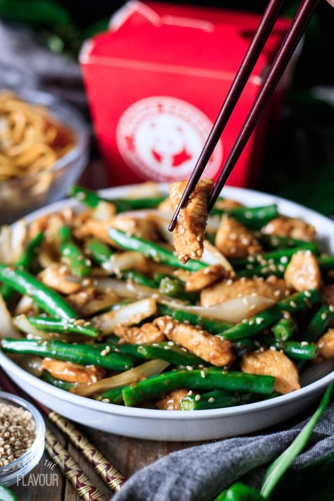 Panda Express String Bean Chicken, String Bean Chicken Recipe, String Bean Chicken, Gluten Free Hoisin Sauce, Southwest Salad Recipe, Panda Express Recipes, Spicy Grilled Chicken, Healthy Chicken Dinner, String Bean