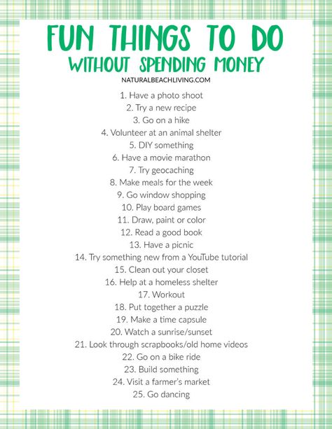 No Spend Activities, No Spend Challenge Printable, No Spend Weekend, No Spend, Weekend Ideas, No Spend Challenge, What To Do When Bored, Cute Date Ideas, Things To Do At Home