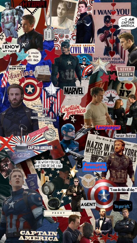 The first avenger #captainamerica #steverogers #marvel #marvelcomics #marvelaesthetic Marvel Avengers Wallpaper Aesthetic, Marvel Wallpaper Captain America, Chris Evans Captain America Wallpaper, Captain America Collage, Marvel Avengers Wallpaper, Steve Rogers Wallpaper, Capitan America Wallpaper, Chris Evans Wallpaper, Steve Rogers Aesthetic