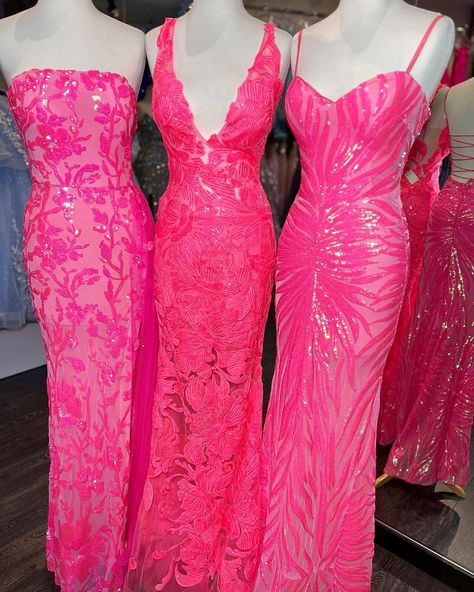 Barbie’s World 🩷💕#hotpink #jovani #newarrivals | Instagram 2023 Barbie, V Dress, Prom Dress, Hot Pink, Prom Dresses, Prom, Pink, On Instagram, Instagram