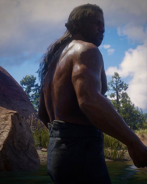 He has a little gut/pouch it’s cute (you can’t see it tho) Charles Smith, Red Dead Redemption 3, Lionel Messi Barcelona, Read Dead, John Marston, Red Redemption 2, Johnny Cage, Rdr 2, Cute Asian Guys