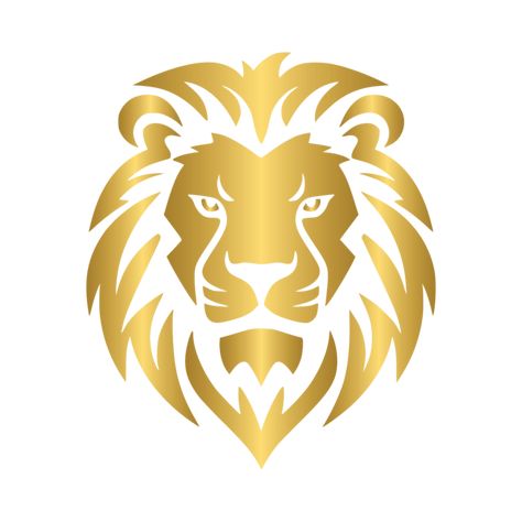 Gold Lion Logo, Lion Head Illustration, Lion Logo Design Graphics, Lion Logo Png, Lion Graphic Design, Golden Logo Design, Lion Logo Design, Leon Logo, Gold Graphic Design