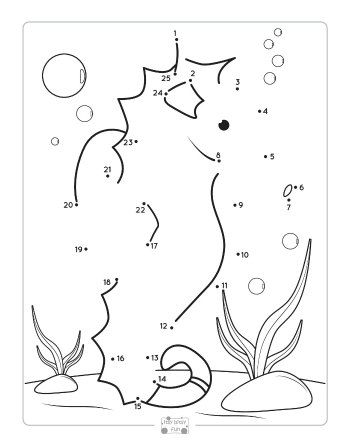 Dot to Dot animals - outline/patterns  Ocean Animals Dot to Dot Worksheets - Itsy Bitsy Fun Ocean Animal Worksheets Preschool, Sea Animals Worksheets For Kids, Ocean Worksheets, Alphabet Dot To Dot, Ocean Animals Preschool, Skip Counting By 2, Dot To Dot Printables, Ocean Theme Preschool, Counting By 2's