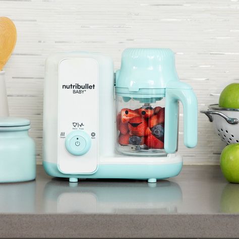 NutriBullet Baby Steam & Blend | Babylist Shop Baby Bullet, Simple Machine, Ivy Rose, Food Texture, Frozen Fruits, Simple Machines, Homemade Baby Food, Baby List, Homemade Baby