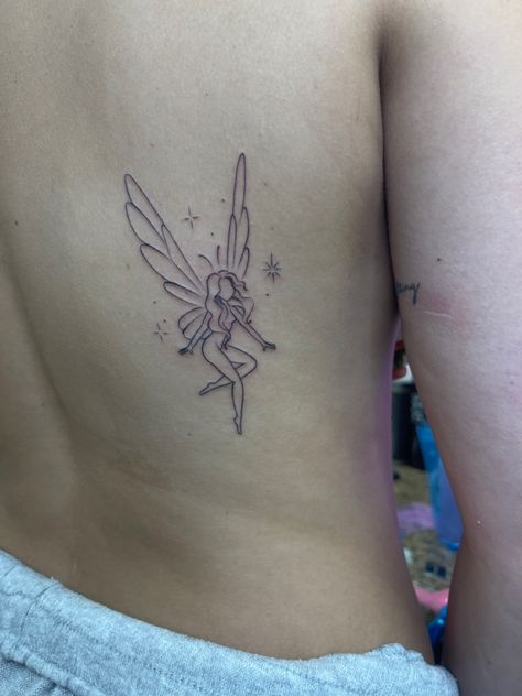 fairy 
tattoo
fine line 
back tattoo Fairy Tattoo Curly Hair, Curly Hair Fairy Tattoo, Winx Club Tattoo, Hair Tattoo Designs, Bloom Tattoo, Club Tattoo, Fairy Tattoo, Hair Tattoos, Simplistic Tattoos