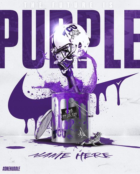 Tcu Football, Social Graphics, Football Recruiting, Sports Design Ideas, Sports Design Inspiration, Football Design, Football Wallpaper, Sports Design, Football Season