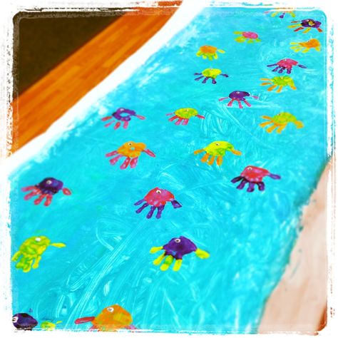 DAYCARE Under the Sea Mural Under The Sea Mural, Ocean Art Projects, Sea Murals, Ocean Theme Preschool, Under The Sea Crafts, Sea Activities, Toddler Themes, Preschool Art Projects, Under The Sea Theme