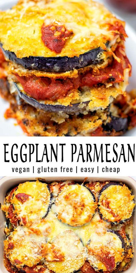 Vegetarian Feast, Vegan Eggplant Recipes, Vegan Casseroles, Vegan Eggplant Parmesan, Easy Mediterranean Recipes, Eggplant Recipes Parmesan, Vegan Eggplant, Vegan Casserole, Keto Chocolate Chip Cookies