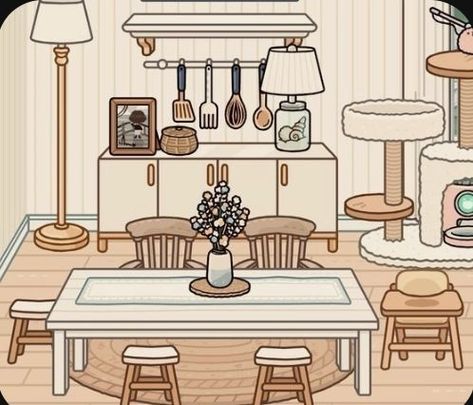 Living Room Ideas Toca Boca, Toca Boca Kitchen, Toca Boca Living Room, Toca Boca Hair Salon, Bad Room Ideas, Toca Life World Aesthetic Pfp, Ideas Toca Boca, Mansion Living Room, Toca Ideas