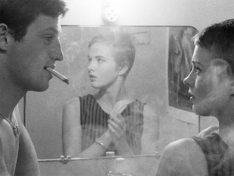 - Breathless 1960, Shepard Fairey Art, 60s Films, Jean Seberg, French New Wave, Jean Luc Godard, Movie Directors, French Cinema, Movie Shots