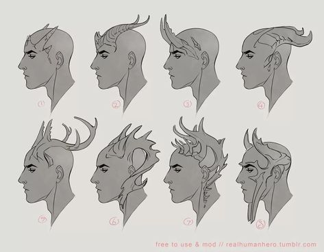 Horns Drawing References, Horns Drawing, Horn Designs, Big Ant, Perspective Drawing Architecture, Custom Cat Portrait, Dragon Drawing, Art Prompts, Character Design References