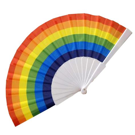 PRICES MAY VARY. 🌈 Vibrant Rainbow Design: Showcase your vibrant personality with our beautifully designed rainbow fan. Perfect for expressing pride and bringing a splash of color to any occasion! ✨ High-quality Materials: Crafted with a robust plastic handle and a high-quality cloth fan face, ensuring a long lifespan and seamless functionality. 🎉 Ideal for Multiple Occasions: Whether you're at a rave, pride parade, festival, or simply enjoying a summer day, our fan provides cooling relief wit Rainbow Fan, Pride Party, Vibrant Personality, Folding Fan, Pride Parade, Rainbow Design, Rainbow Pride, Party Accessories, Summer Days