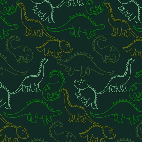 Green Outline dinosaur pattern - Download Free Vectors, Clipart Graphics & Vector Art Motorcycle Illustration, Dinosaur Wallpaper, Tiger Illustration, Dinosaur Illustration, Tropical Animals, Dinosaur Pattern, Animal Graphic, Cute Monsters, Dog Illustration