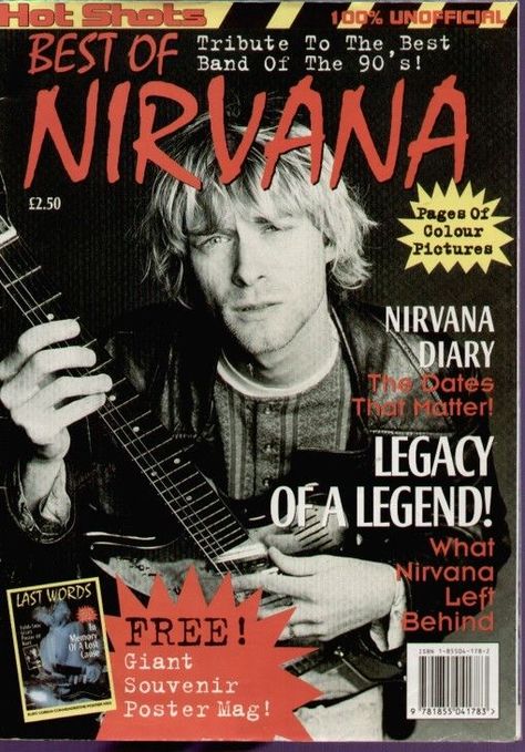 Kurt Cobain Posters, Kurt Cobain Poster Vintage, Nirvana Magazine, Kurt Cobain Poster, Nevermind Nirvana, Nirvana Poster, Nirvana Band, Grunge Posters, Rolling Stone Magazine