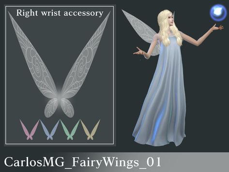 Created by CarlosMG! Tinkerbell Wings, Mods Sims 4, The Sims 4 Pc, Free Sims 4, Free Sims, Sims 4 Characters, Sims 4 Toddler, Sims House Design, Sims 4 Mods Clothes