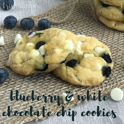 Blueberry White Chocolate Chip Cookies | Fantastic Recipe Blueberry White Chocolate Chip Cookies, Chocolate Chip Cookies From Scratch, Blueberry White Chocolate, Sweet Easy, Unique Recipe, Cookies And Cream Cake, Cookies From Scratch, Blueberry Cookies, Cookie Recipes Unique